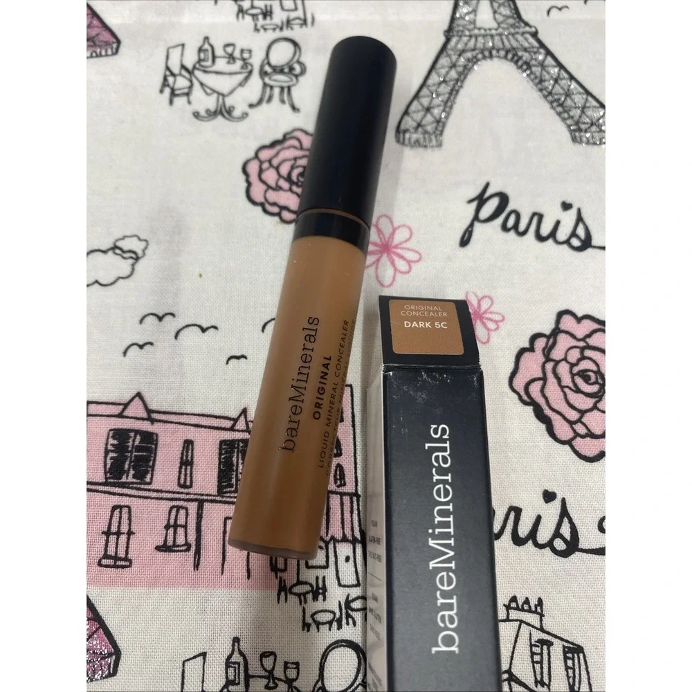 bareMinerals Original Liquid Mineral Concealer DARK 5C‎ 0.2oz - New